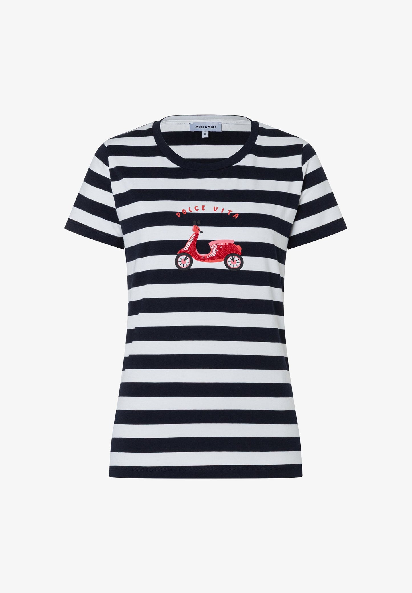 GESTREIFTES KURZARMSHIRT